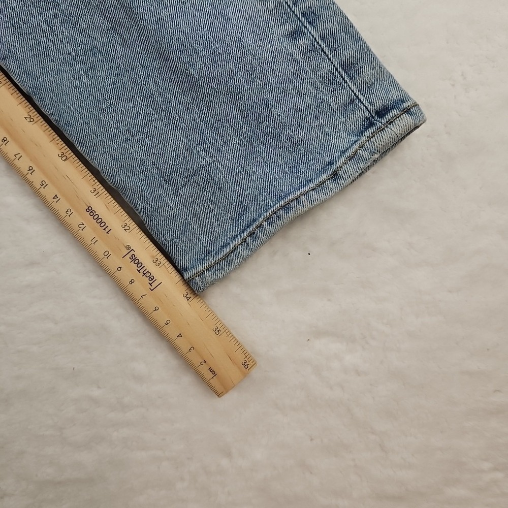 BLDWN Baldwin Light Wash Faded Streetwear Lucca Modern Skinny Leg Jeans Sz 32x34 - Picture 7 of 11